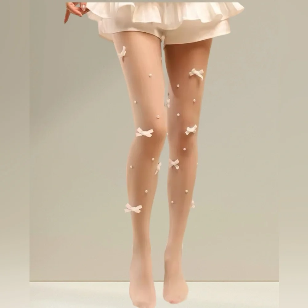 Unbranded Women’s Decorative Stocking Nylon, Hosiery Anime Bow One Size